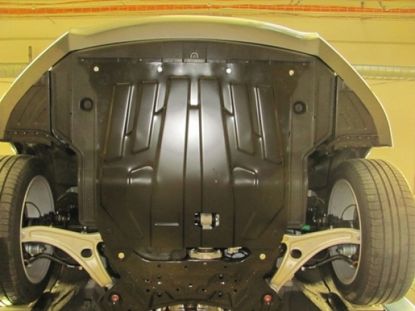 Unterfahrschutz fü r Hyundai iX35, 1,8 mm Stahl gepresst (Motor + Get